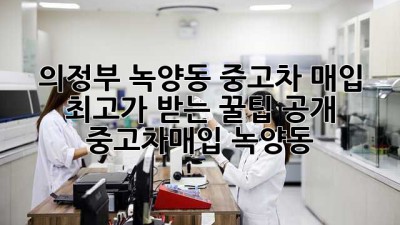 🚗💨 의정부 녹양동 중고차 매입, ✨최고가 받는 꿀팁 공개! #중고차매입 #녹양동